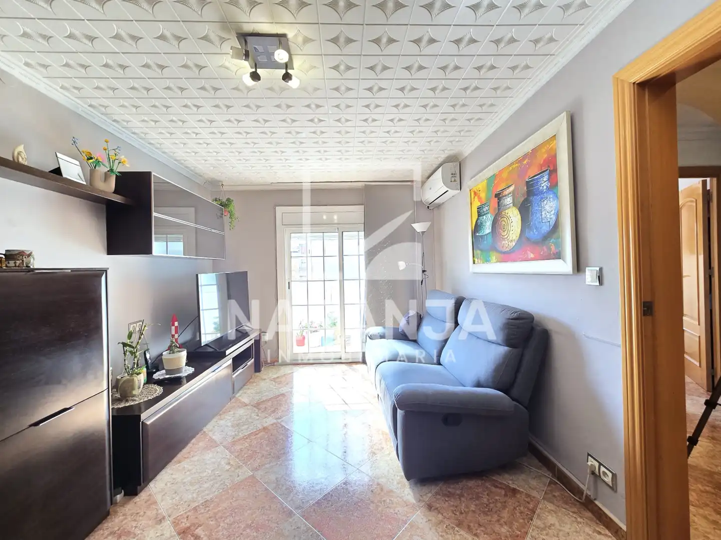 Wohnzimmer von Wohnung zum Verkauf in Santa Coloma de Gramenet mit Balkon