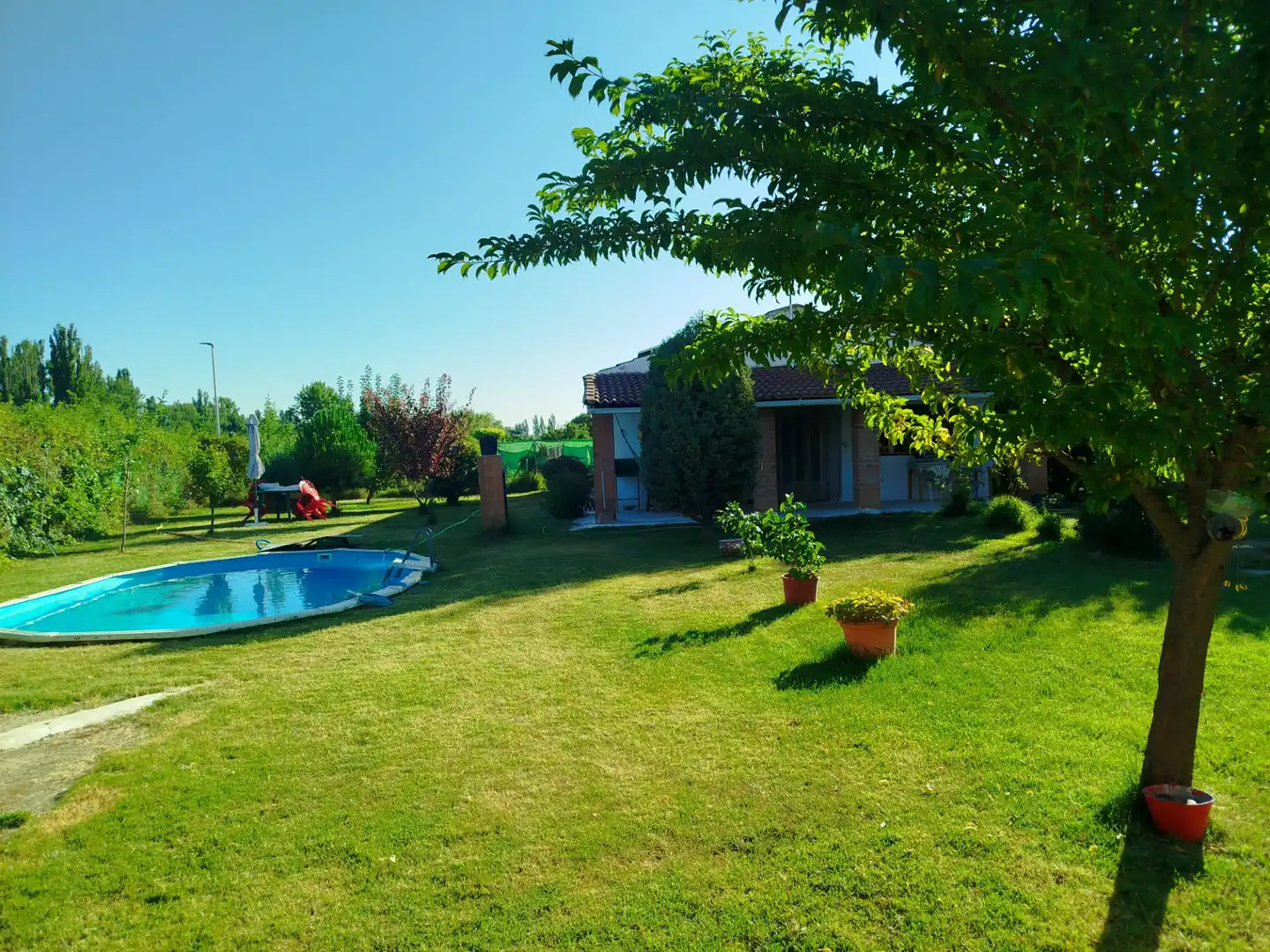 Jardí de Finca rústica en venda en Grijota amb Calefacció, Jardí privat i Piscina