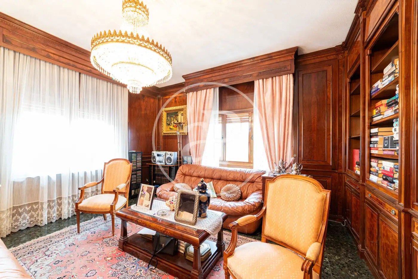 Sala de estar de Casa o chalet en venta en Algete con Aire acondicionado, Calefacción y Jardín privado