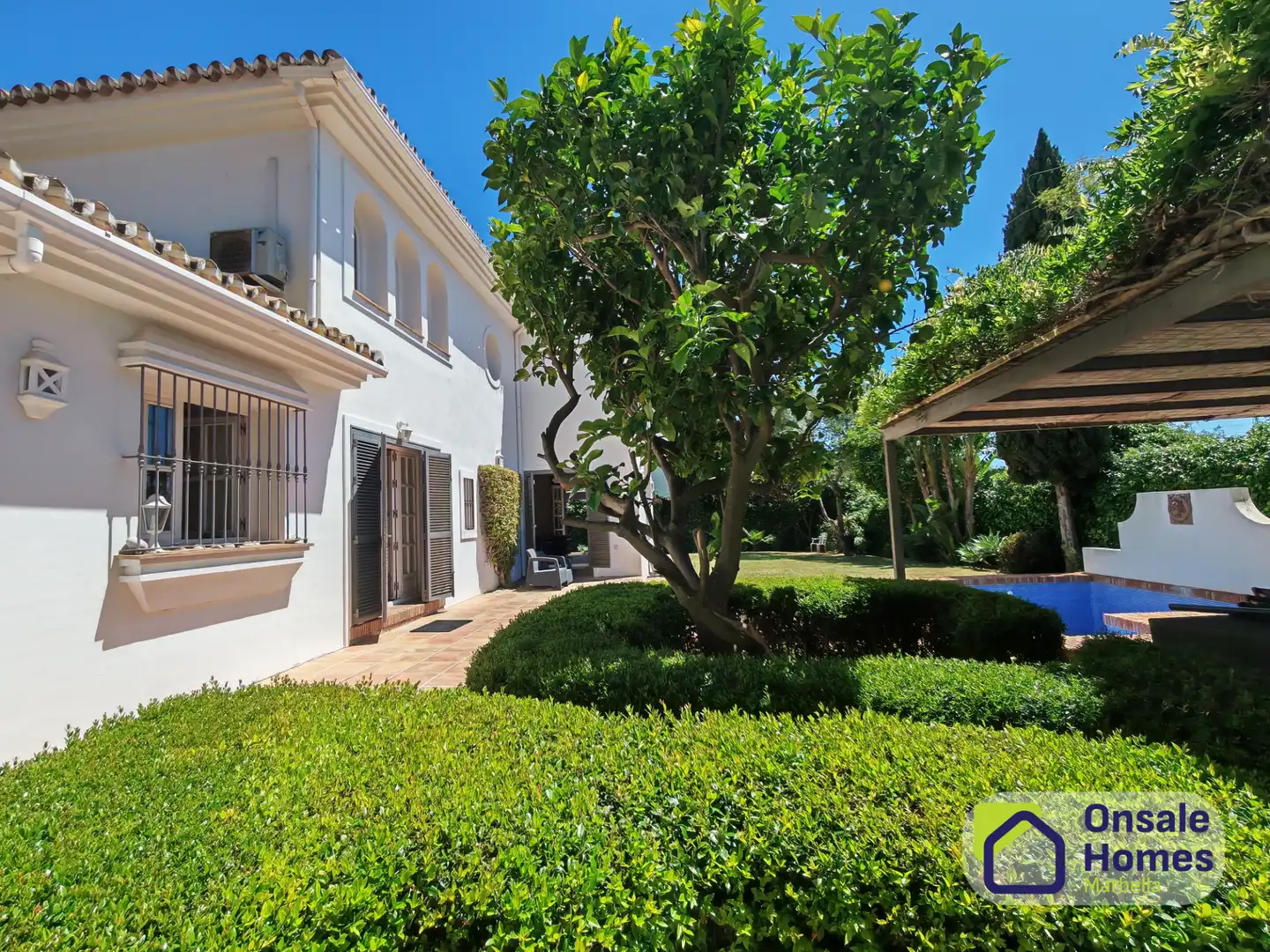 Garden of Houses for rent in Marbella  with Air Conditioner, Private garden and Terrace