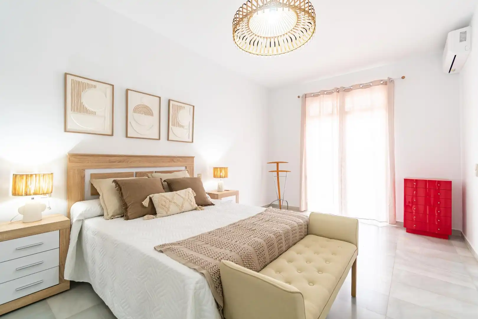 Dormitori de Casa o xalet en venda en Águilas amb Aire condicionat, Jardí privat i Terrassa