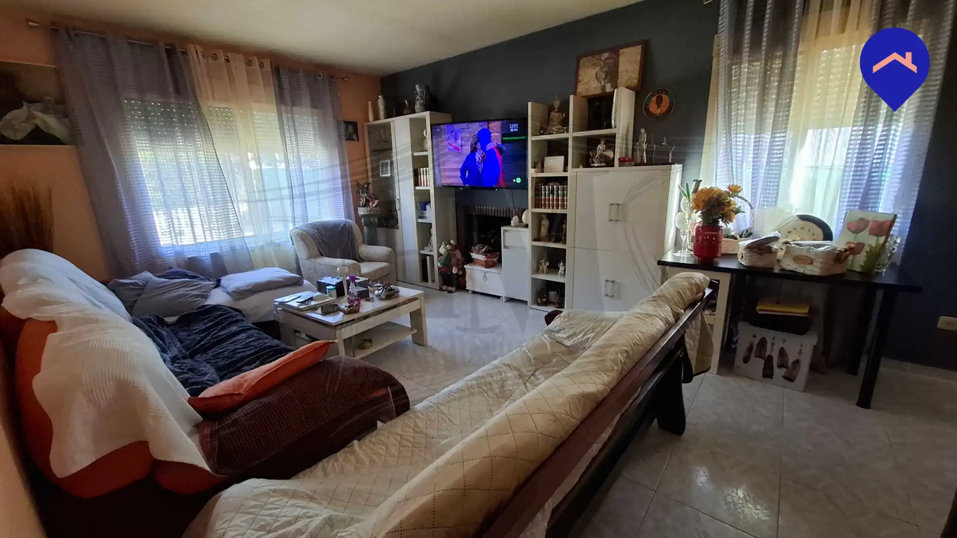 Sala de estar de Casa o chalet en venta en Pioz con Calefacción, Jardín privado y Trastero
