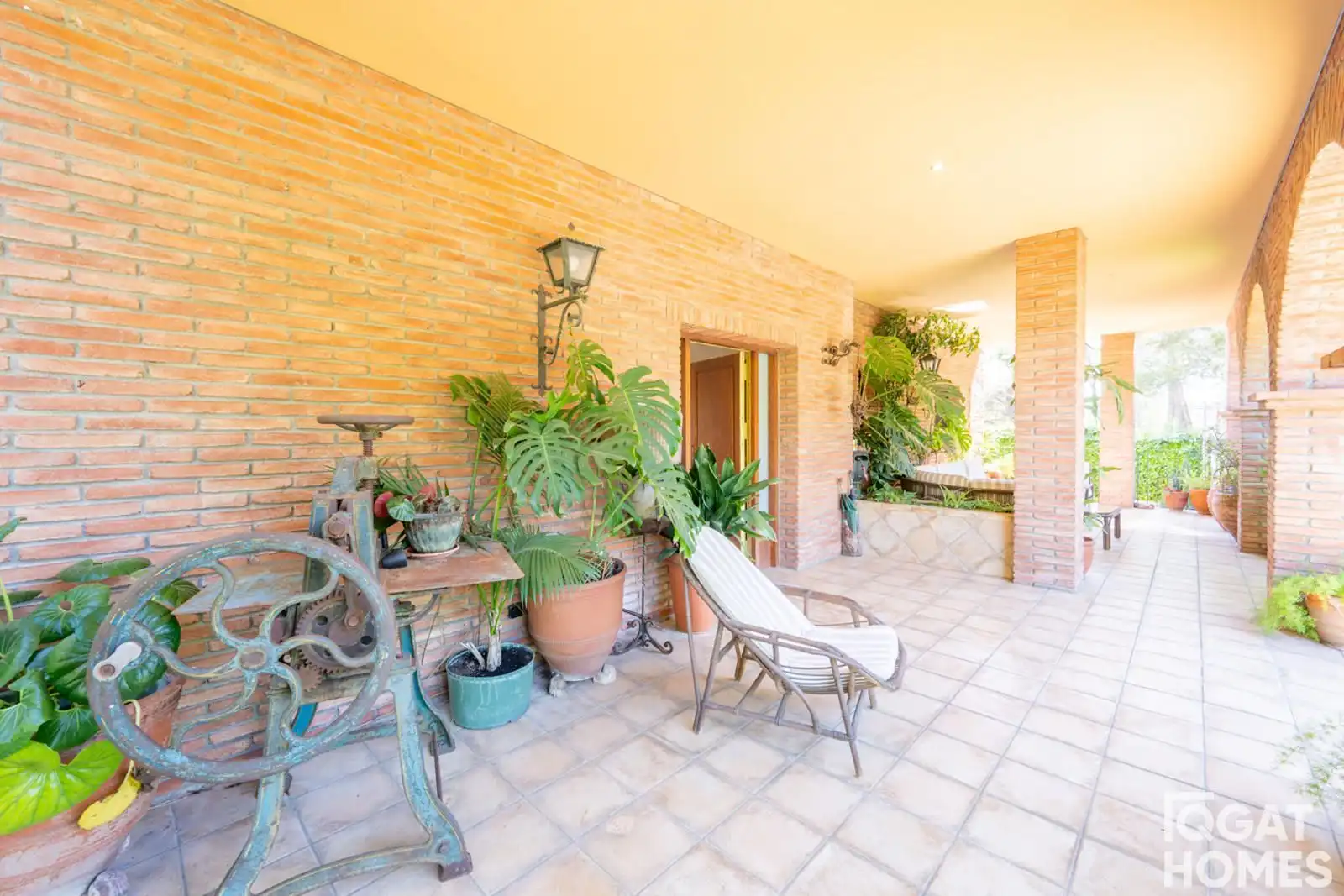 Terraza de Casa o chalet de alquiler en Sant Cugat del Vallès con Aire acondicionado, Calefacción y Jardín privado