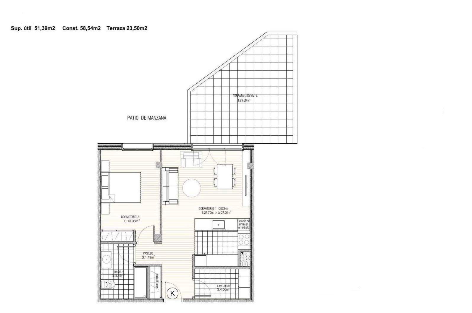 Apartament en venda en Pontevedra Capital  amb Calefacció, Parquet i Terrassa