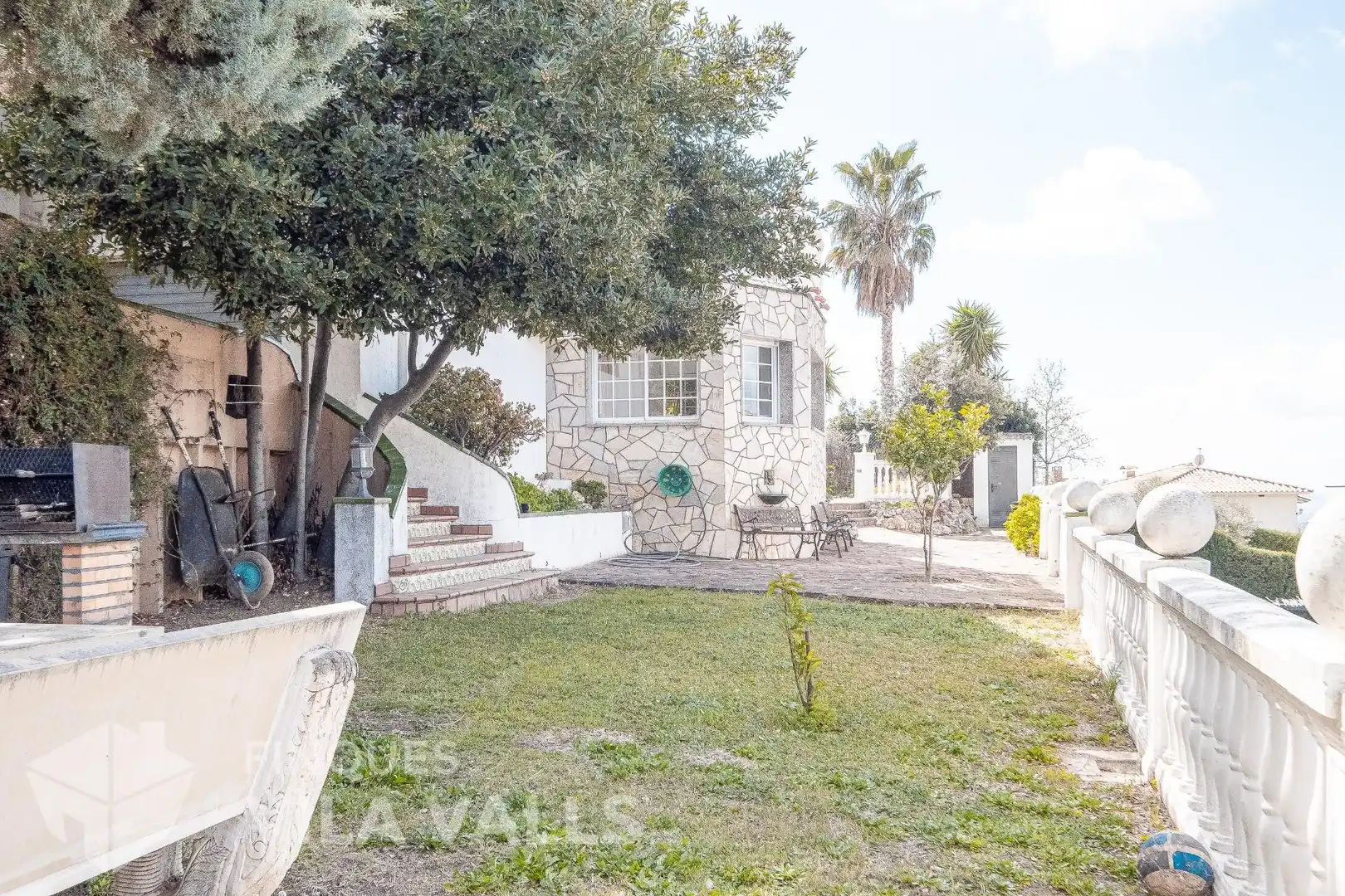 Vista exterior de Casa o xalet en venda en Caldes de Montbui amb Calefacció, Jardí privat i Terrassa