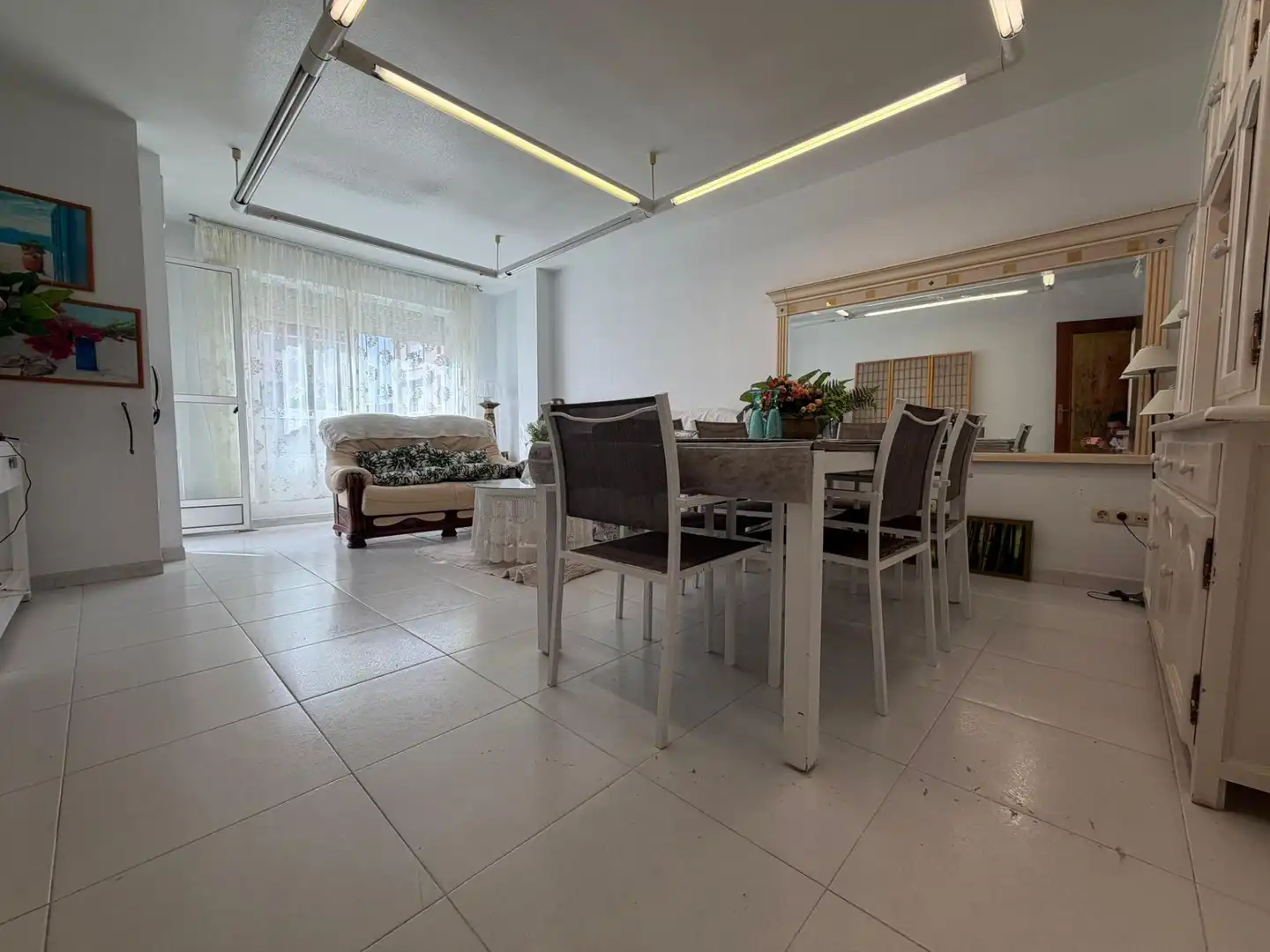 Dining room of Flat for sale in Águilas  with Terrace, Storage room and Furnished