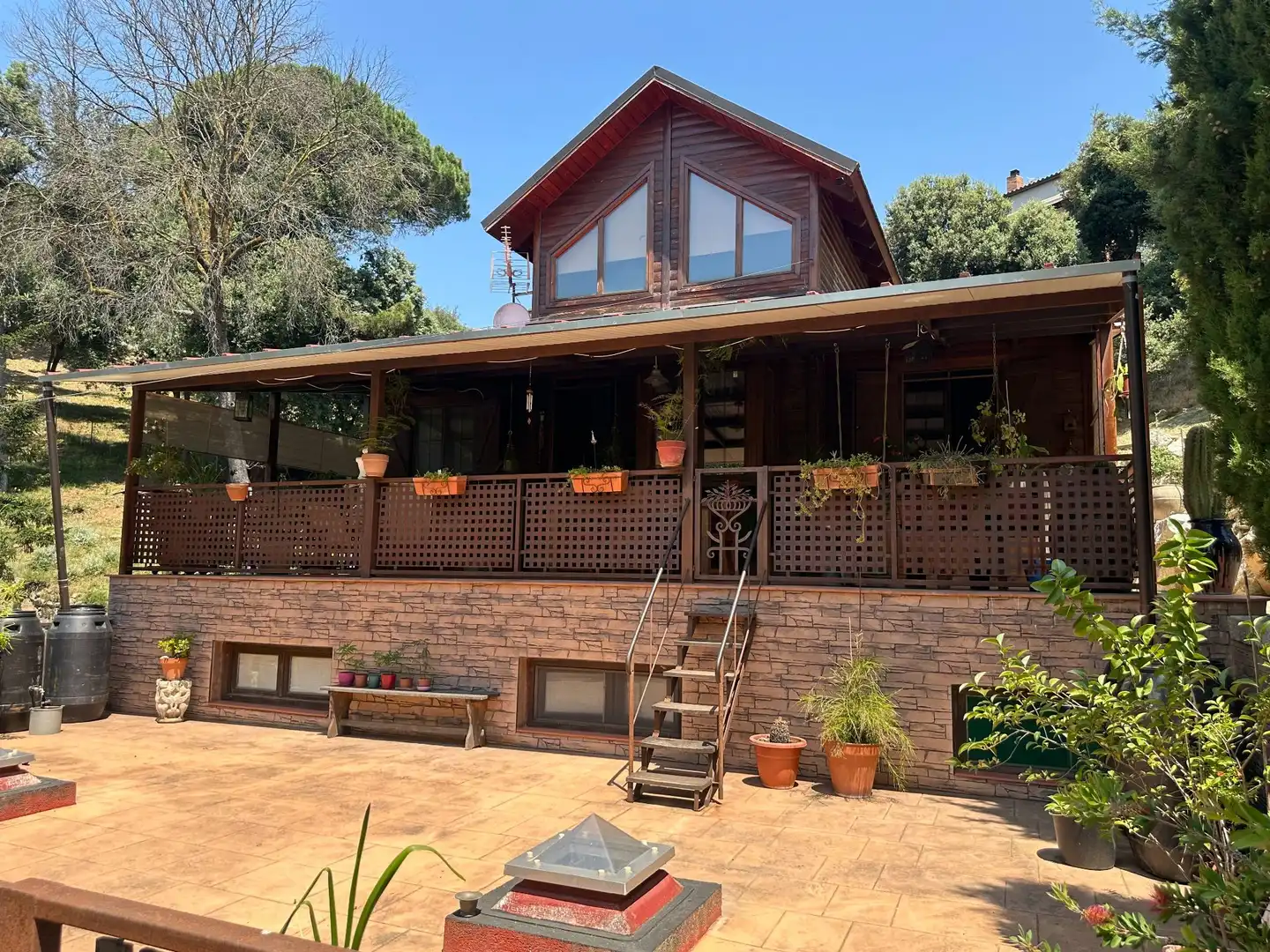 Vista exterior de Casa o chalet en venta en Santa Maria de Palautordera con Calefacción, Jardín privado y Trastero