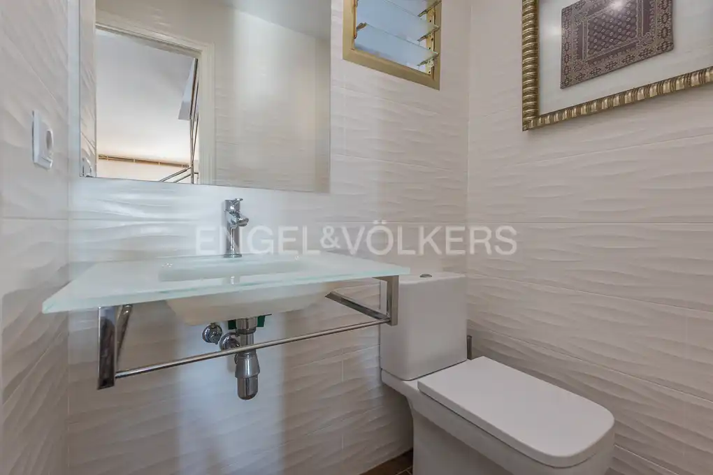 Bathroom of Houses for rent in Castellón de la Plana / Castelló de la Plana  with Air Conditioner, Heating and Private garden