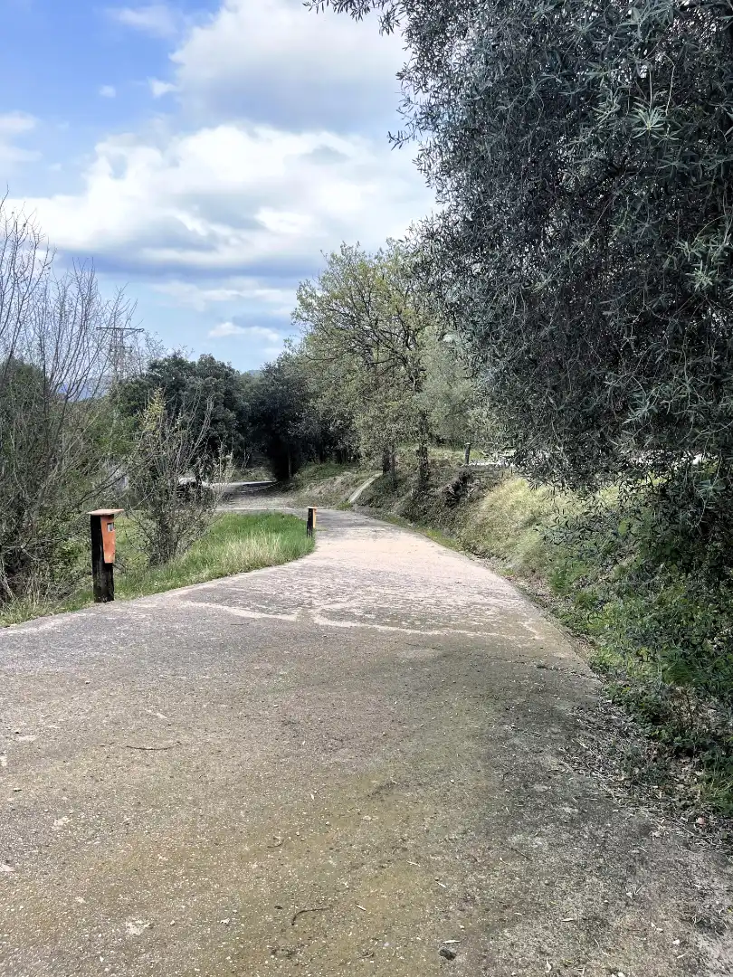 Vista exterior de Finca rústica en venda en Mieres (Girona) amb Calefacció, Parquet i Terrassa