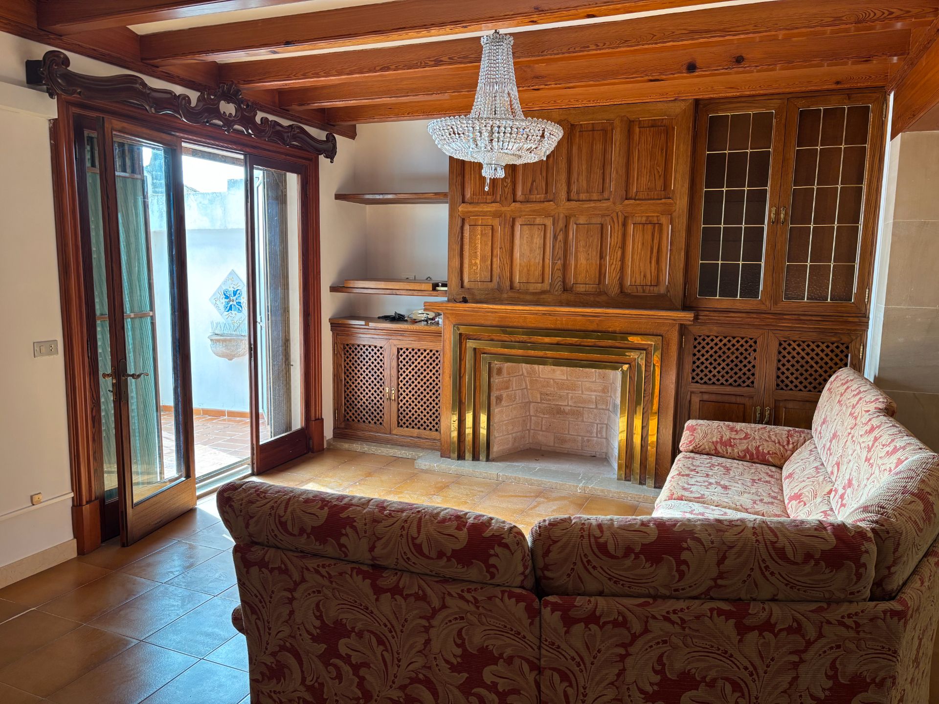 Sala d'estar de Dúplex de lloguer en Llucmajor amb Aire condicionat, Calefacció i Terrassa