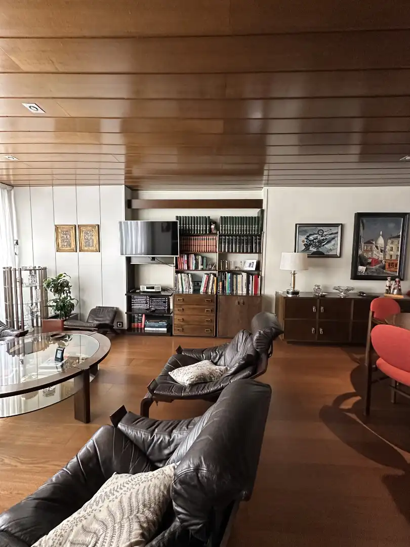 Sala d'estar de Pis de lloguer en Barcelona amb Aire condicionat, Calefacció i Parquet