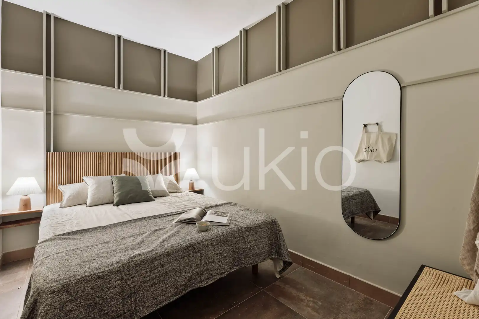 Habitación de Apartamento de alquiler en Barcelona con Aire acondicionado, Calefacción y Amueblado