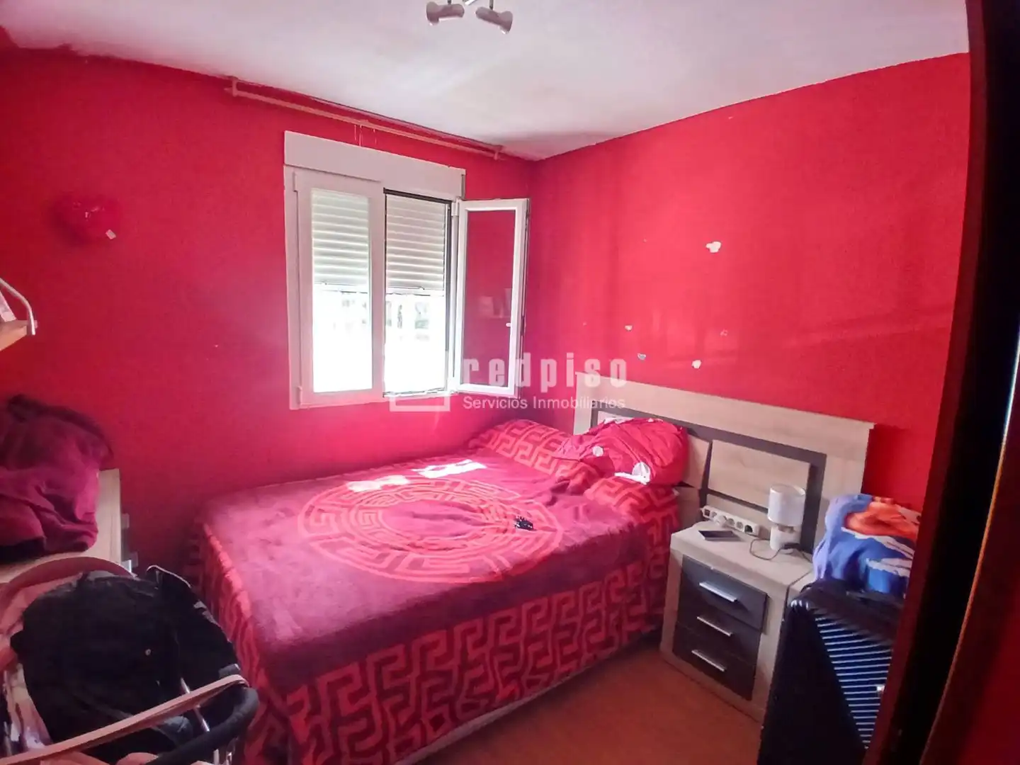 Bedroom of Flat for sale in Madrid  with Air Conditioner, Heating and Private garden