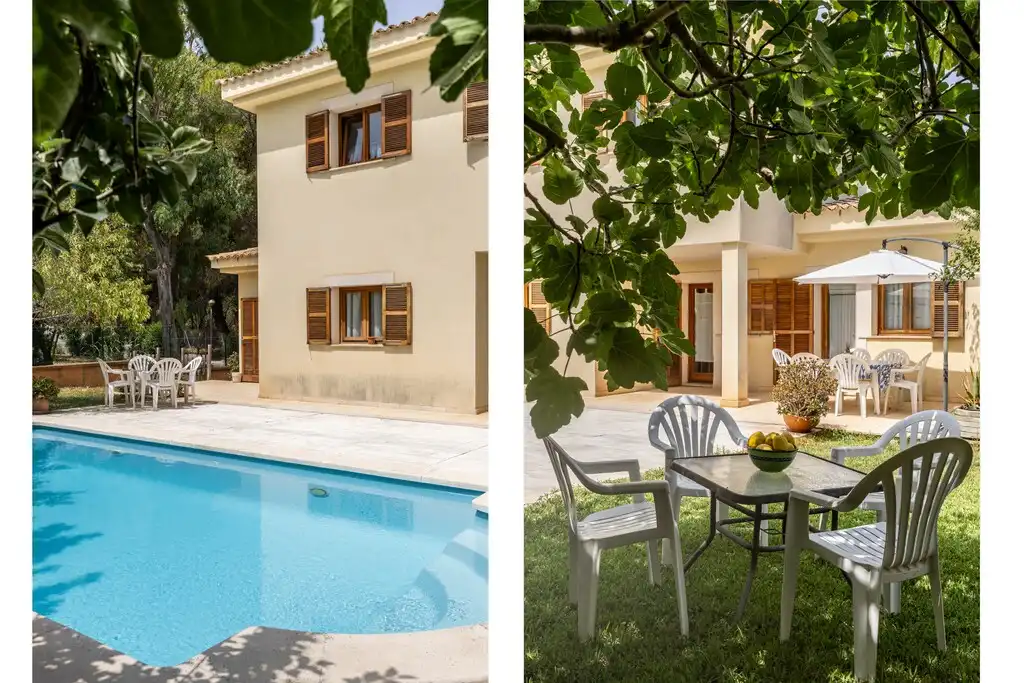Jardí de Casa o xalet en venda en Alcúdia amb Jardí privat, Terrassa i Piscina