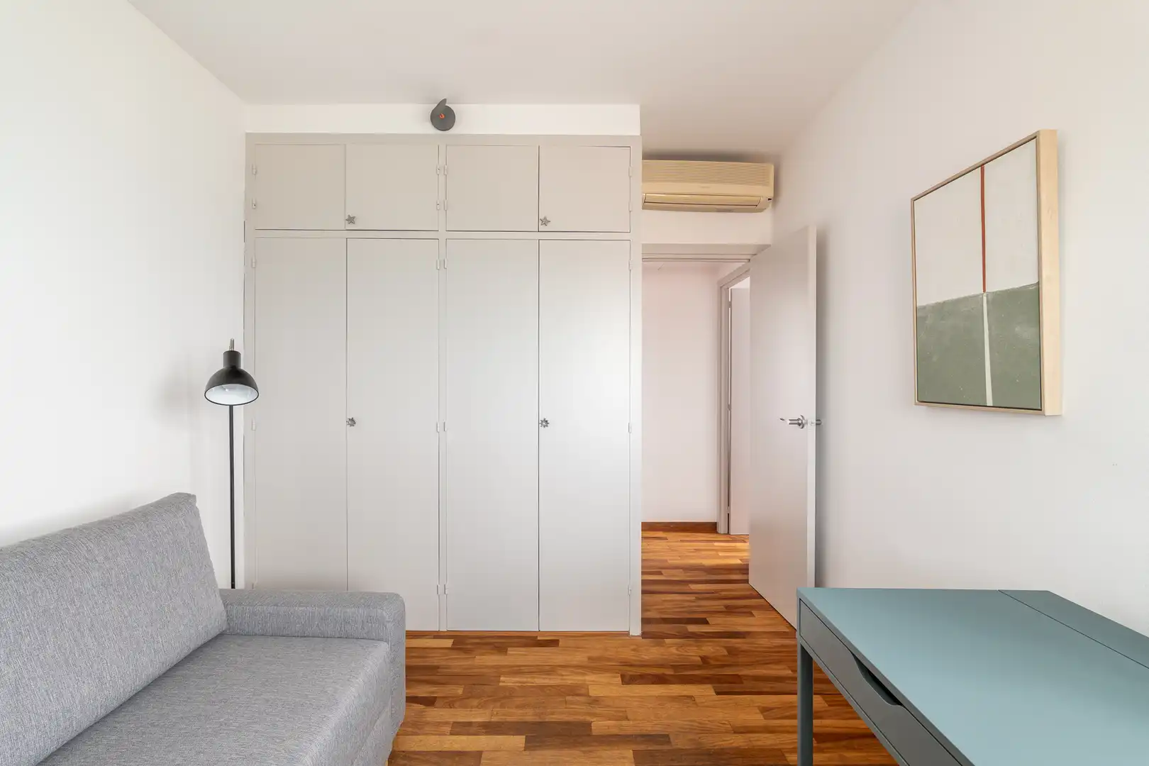 Schlafzimmer von Wohnung zur Miete in Vilassar de Mar mit Klimaanlage, Terrasse und Möbliert