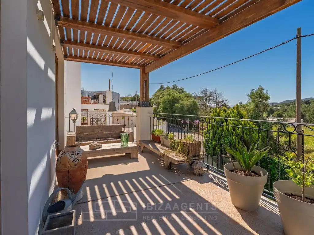 Terrassa de Apartament en venda en Sant Antoni de Portmany amb Aire condicionat, Rentadora i TV