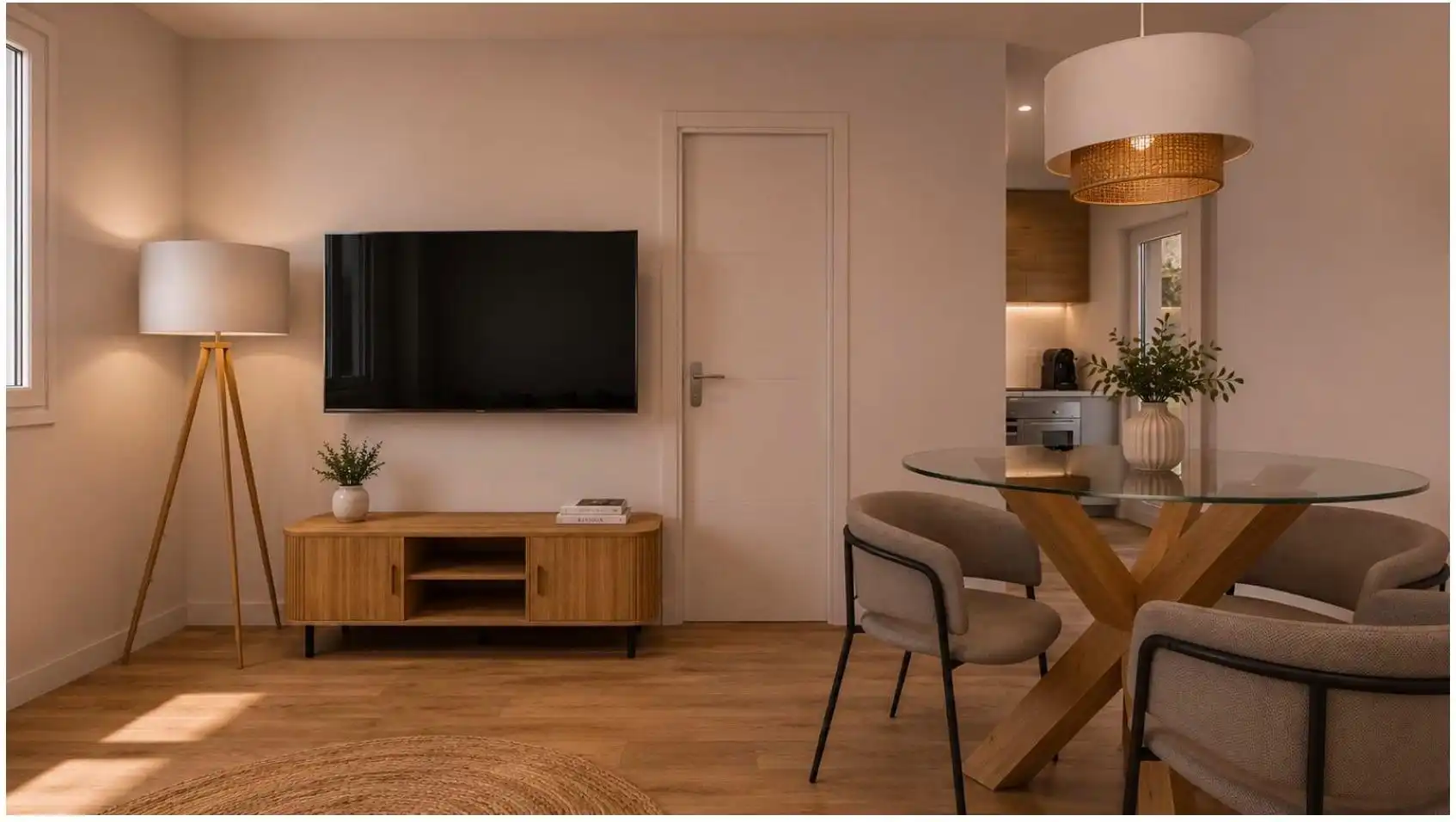 Sala de estar de Piso en venta en L'Hospitalet de Llobregat