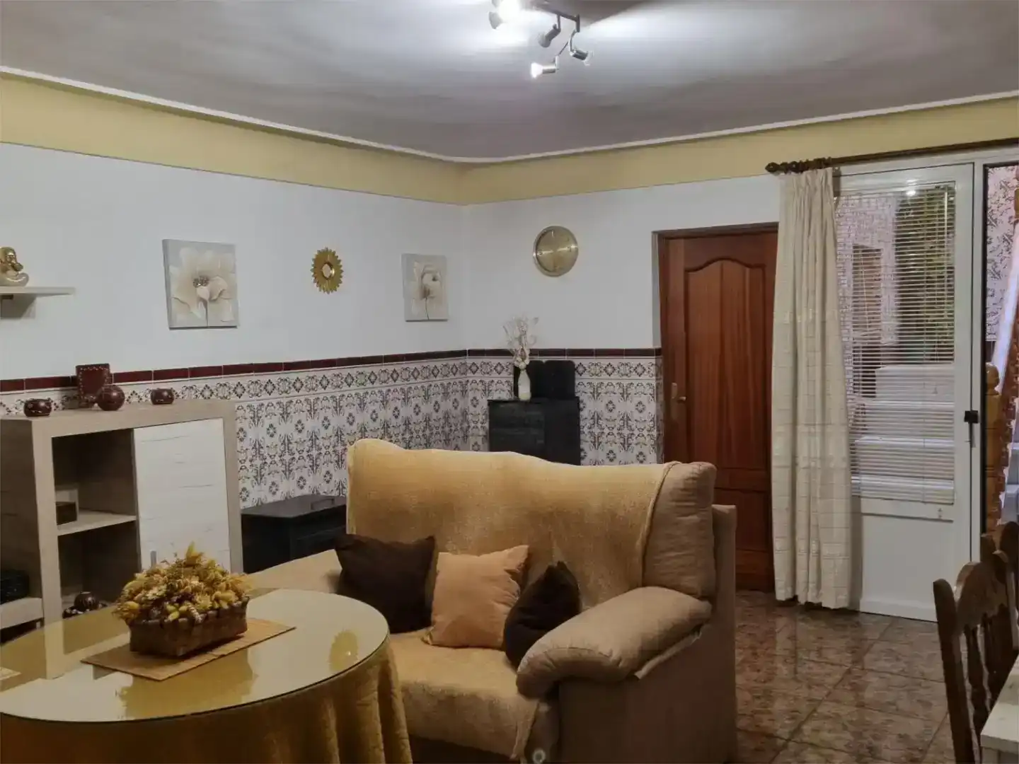 Sala d'estar de Dúplex en venda en Hornachos amb Aire condicionat