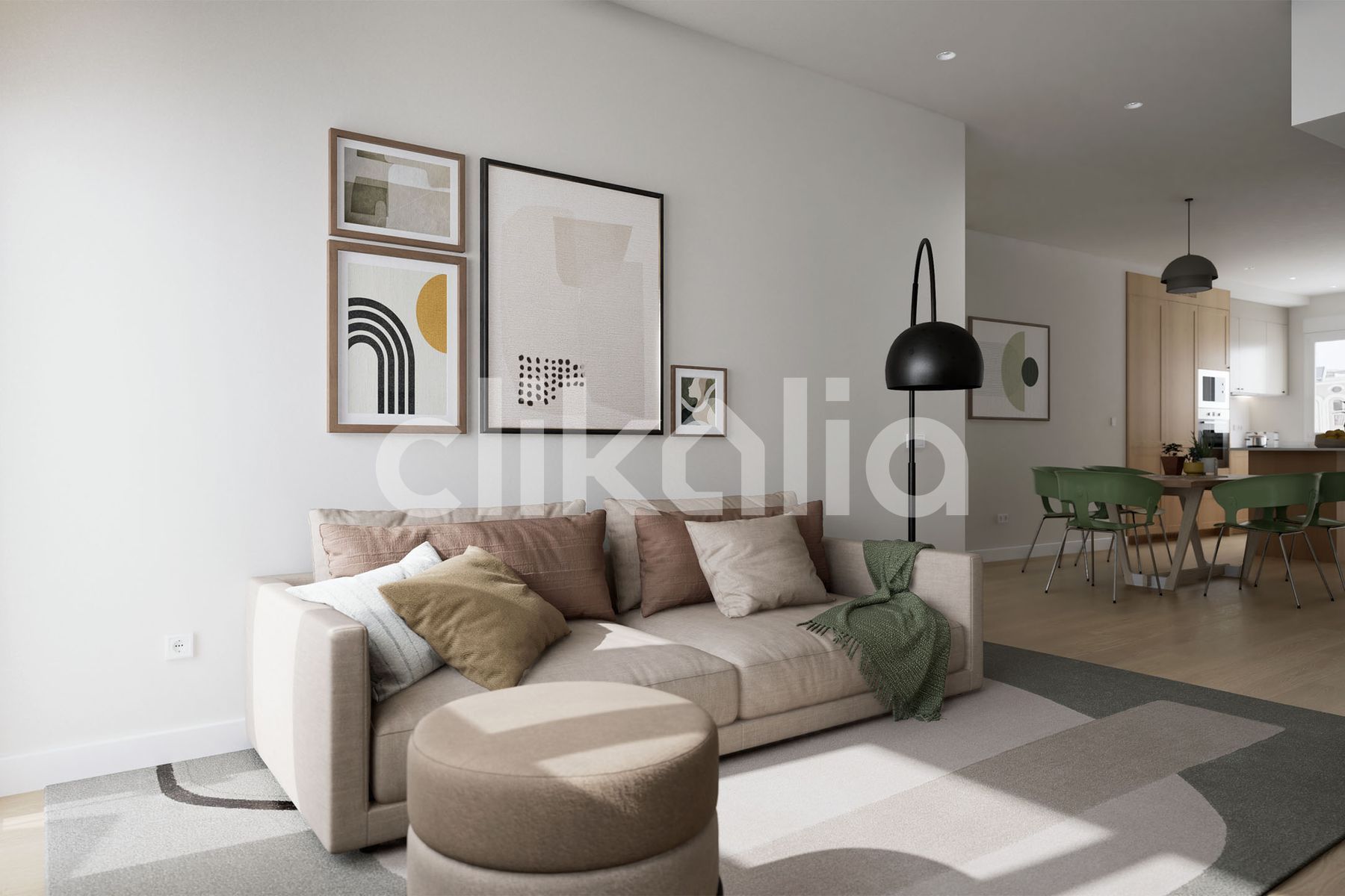 Living room of Flat for sale in  Sevilla Capital  with Air Conditioner and Terrace