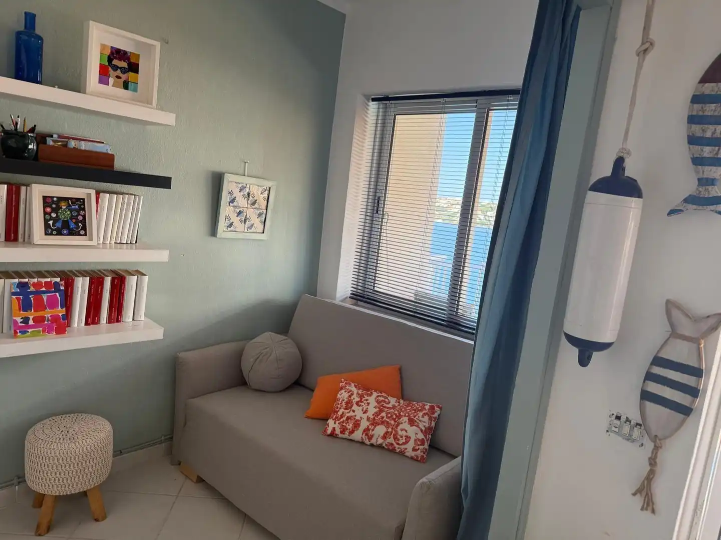 Balcony of Flat for rent in Es Castell  with Air Conditioner, Heating and Terrace