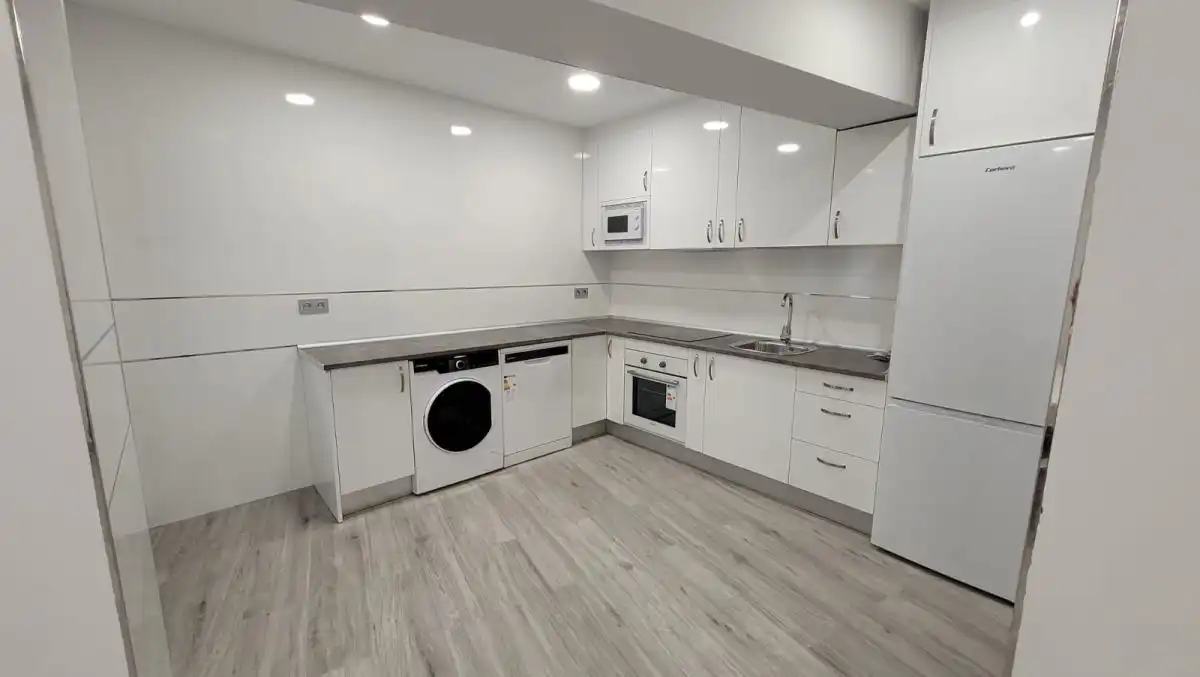 Küche von Wohnung zur Miete in Salamanca mit Heizung, Möbliert und Balkon