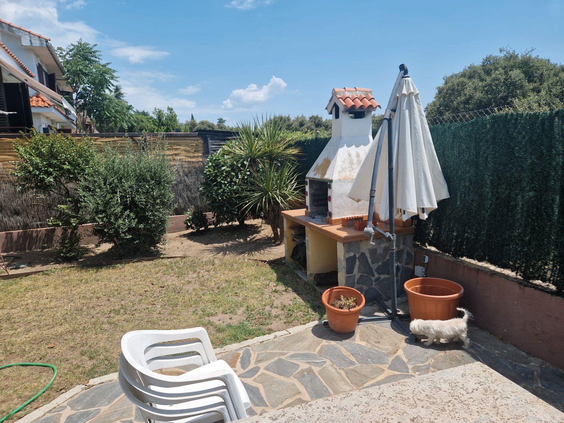 Jardí de Casa adosada en venda en Alpedrete amb Calefacció, Jardí privat i Moblat