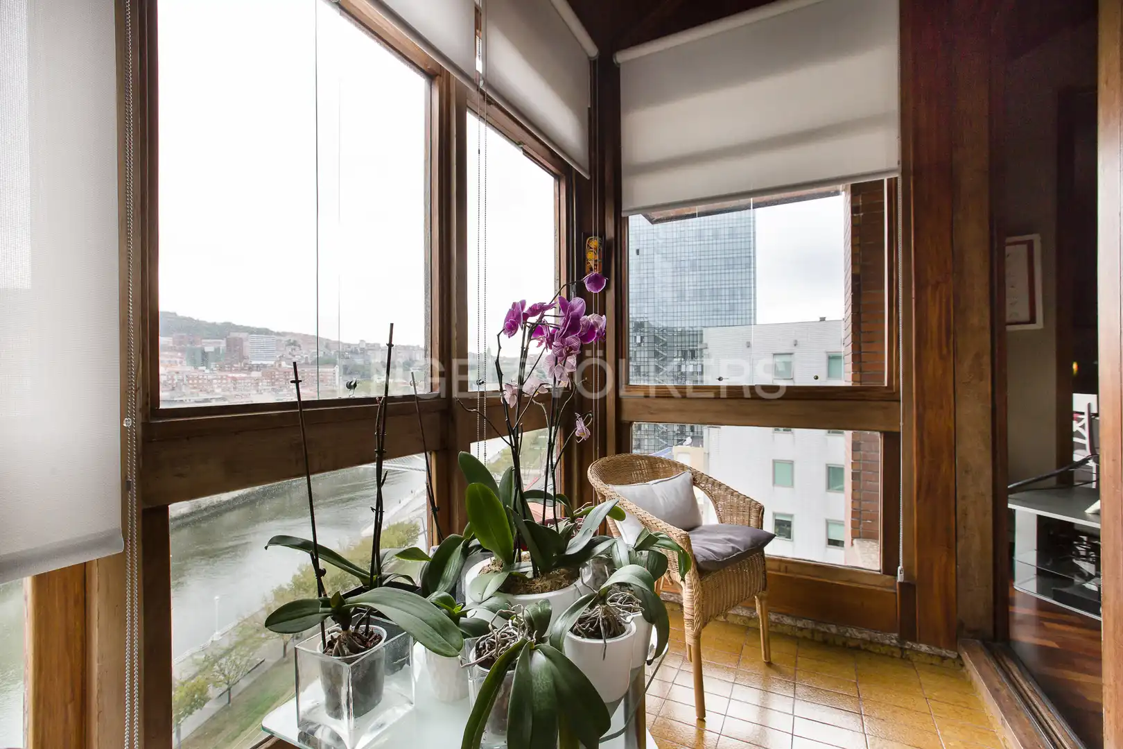 Terraza de Ático en venta en Bilbao  con Calefacción, Parquet y Terraza