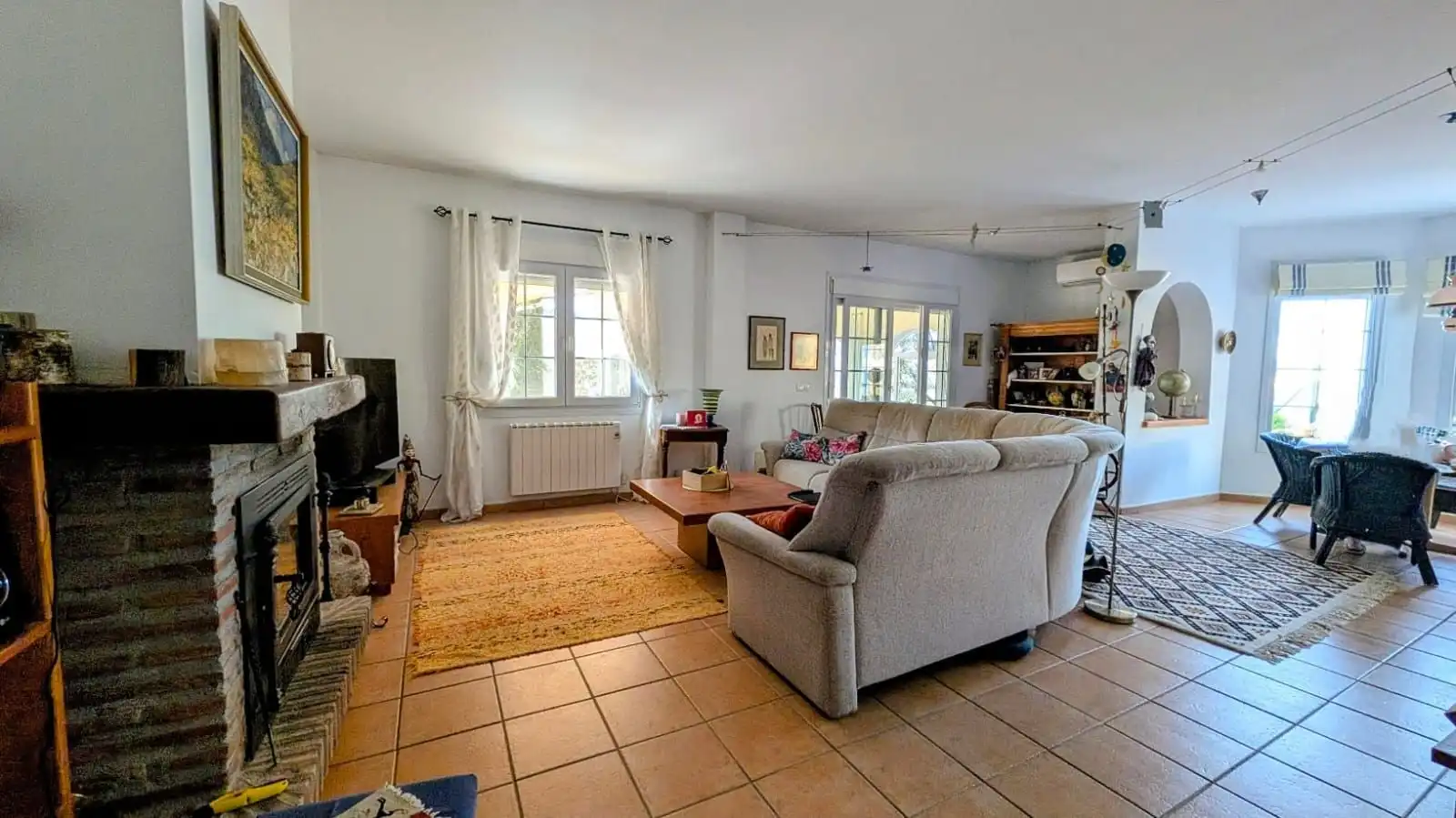 Sala de estar de Casa o chalet en venta en Cómpeta con Jardín privado