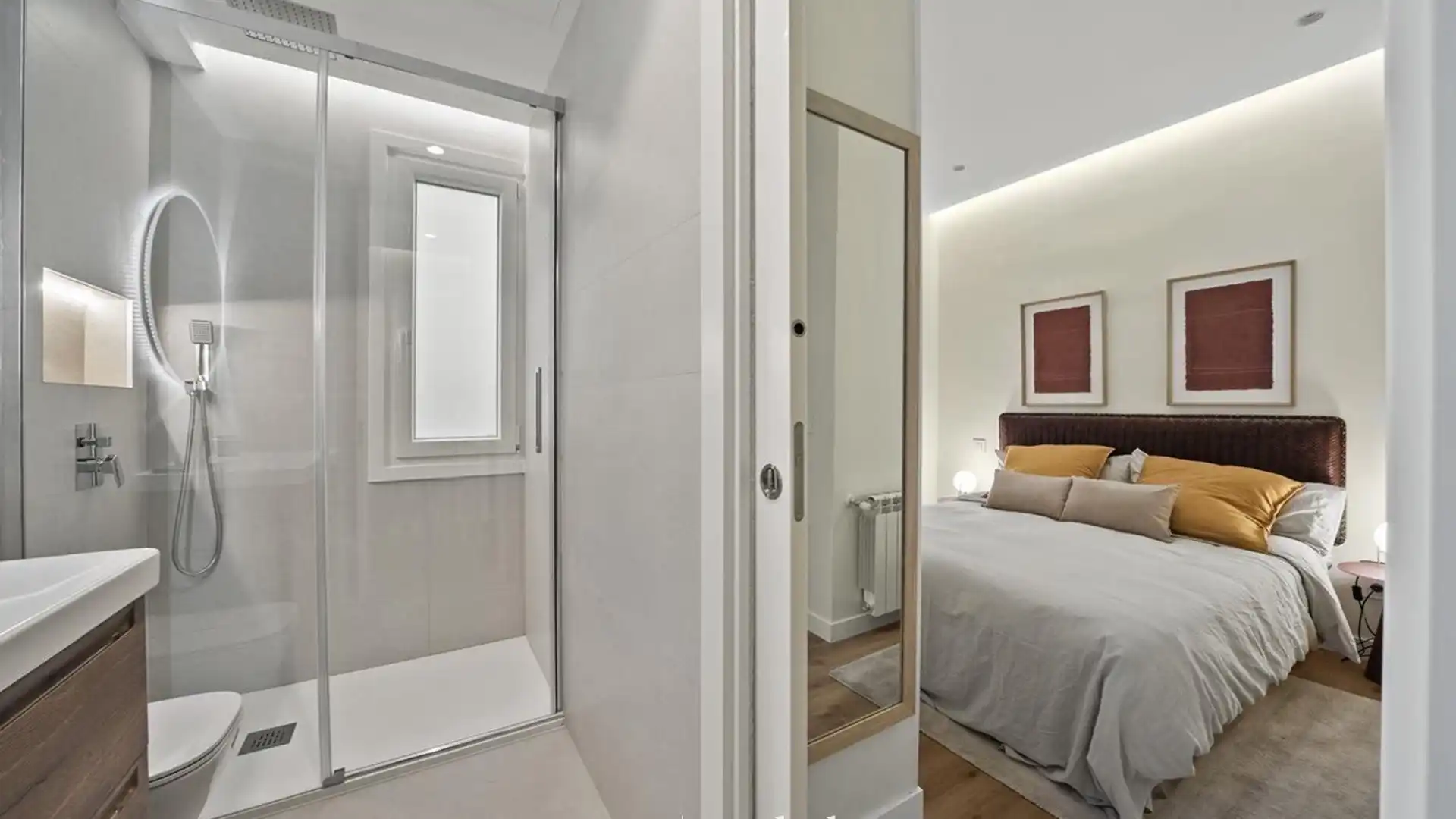 Habitación de Apartamento en venta en  Madrid Capital con Aire acondicionado, Calefacción y Terraza