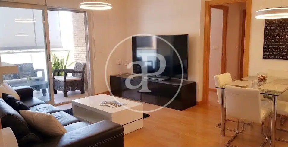 Sala de estar de Piso de alquiler en Valencia con Aire acondicionado, Calefacción y Jardín privado