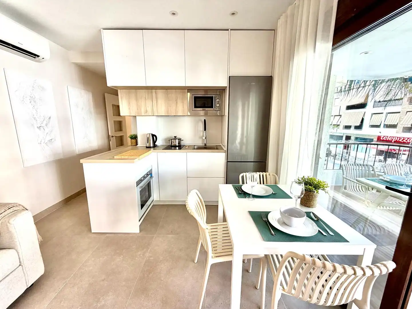 Kitchen of Flat for rent in Almuñécar  with Air Conditioner, Heating and Terrace