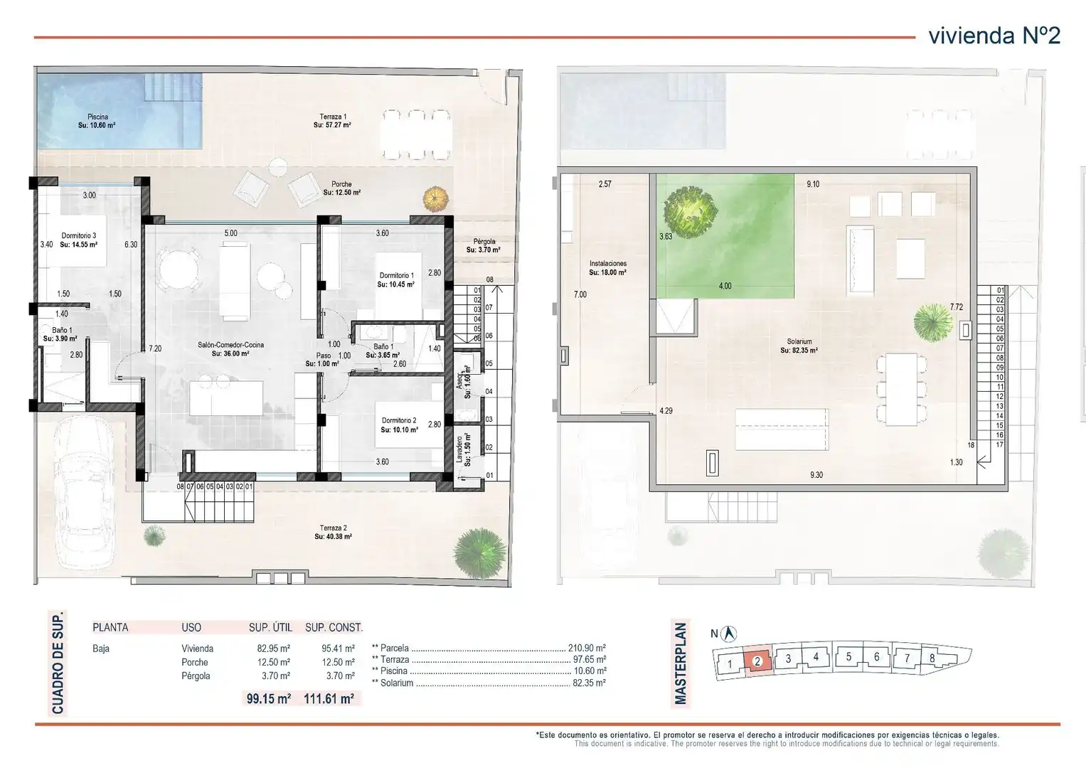 Houses for sale in Murcia  with Air Conditioner, Heating and Private garden