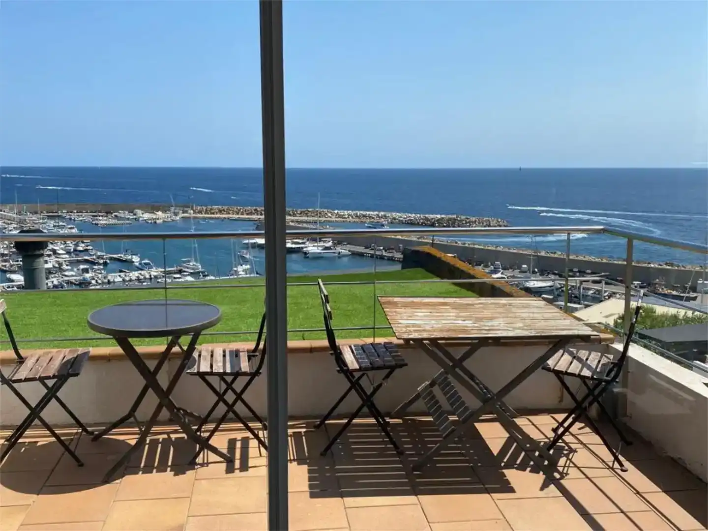 Terrasse von Wohnung zur Miete in Palamós mit Klimaanlage und Möbliert