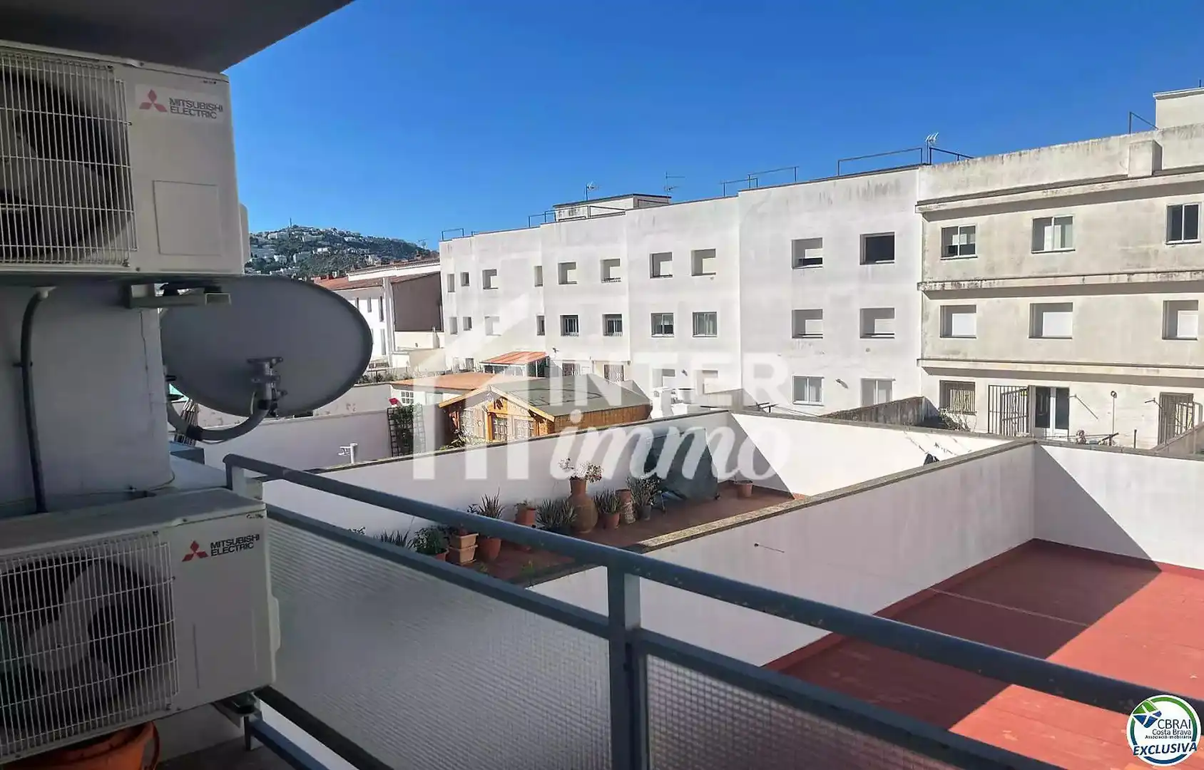 Vista exterior de Piso en venta en Roses con Aire acondicionado y Terraza