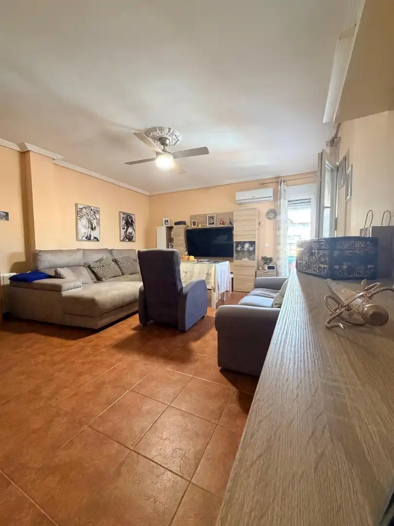 Sala de estar de Piso en venta en Badajoz con Aire acondicionado, Calefacción y Balcón