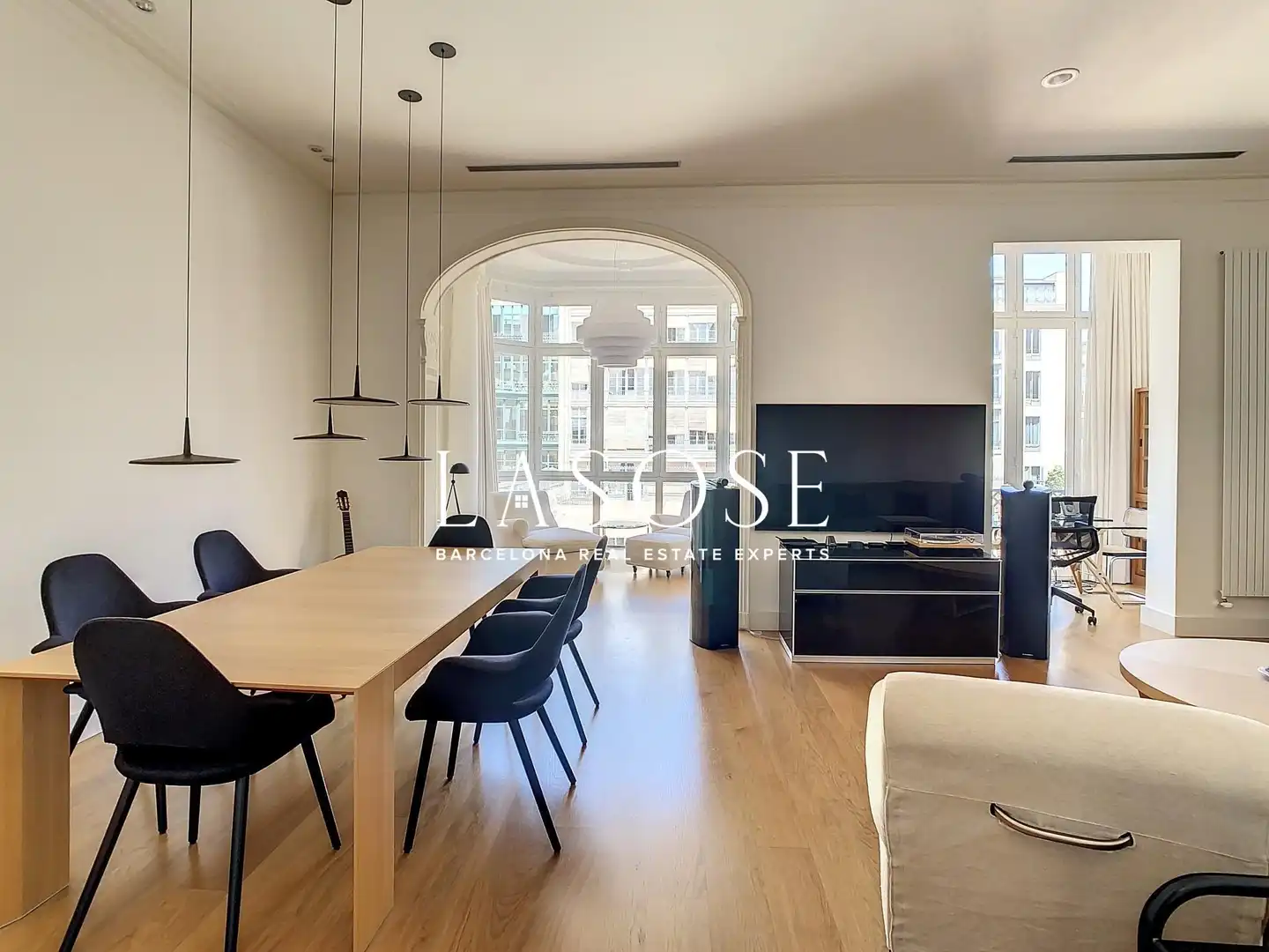 Vista exterior de Apartament de lloguer en Barcelona amb Aire condicionat, Parquet i Balcó