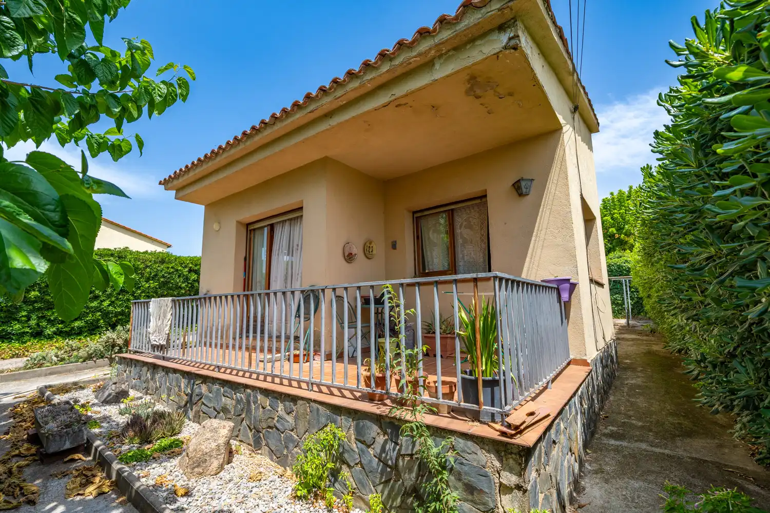 Vista exterior de Casa o chalet en venta en Sils con Calefacción