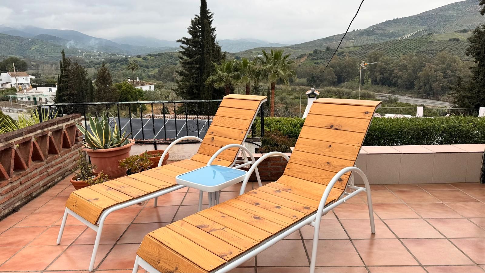 Terrace of Country homes for rent in Guaro  with Air Conditioner, Heating and Terrace