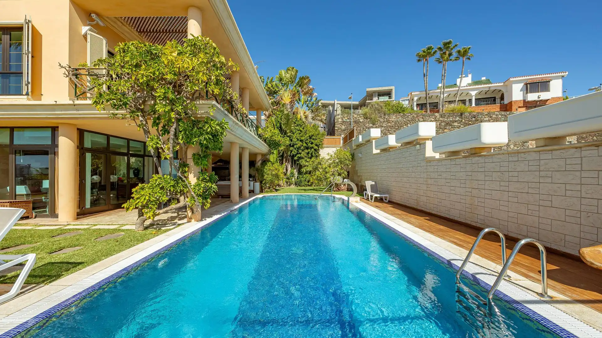 Piscina de Casa o chalet en venta en San Bartolomé de Tirajana con Aire acondicionado, Jardín privado y Terraza