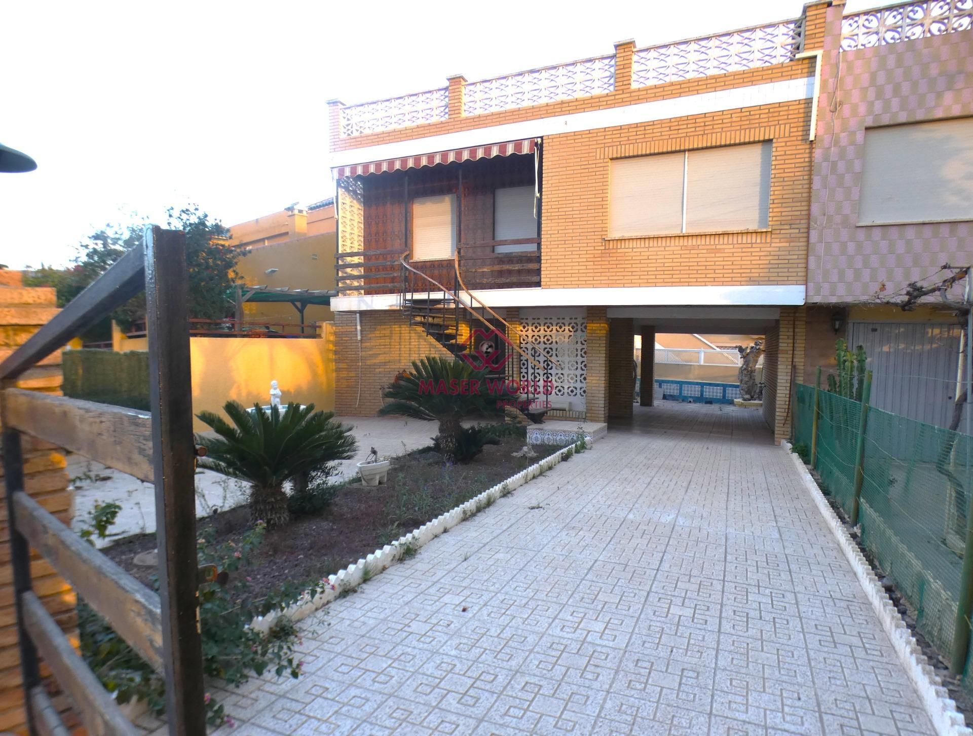 Vista exterior de Casa o chalet en venta en Cartagena con Aire acondicionado, Jardín privado y Balcón