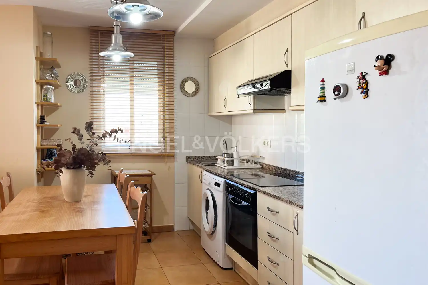 Cocina de Piso de alquiler en Canet d'En Berenguer con Aire acondicionado, Calefacción y Terraza