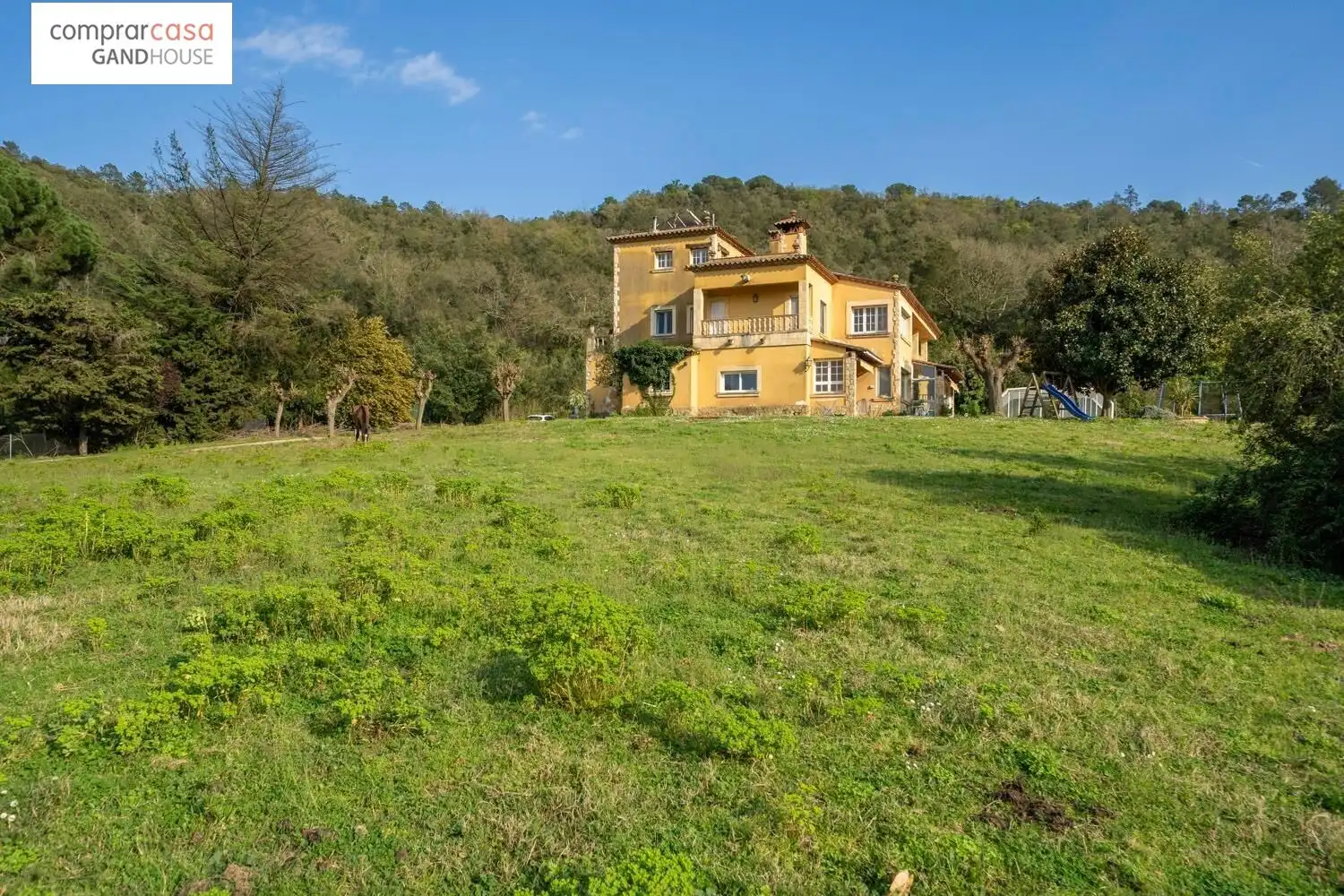Vista exterior de Finca rústica en venta en Caldes de Malavella con Aire acondicionado, Calefacción y Jardín privado