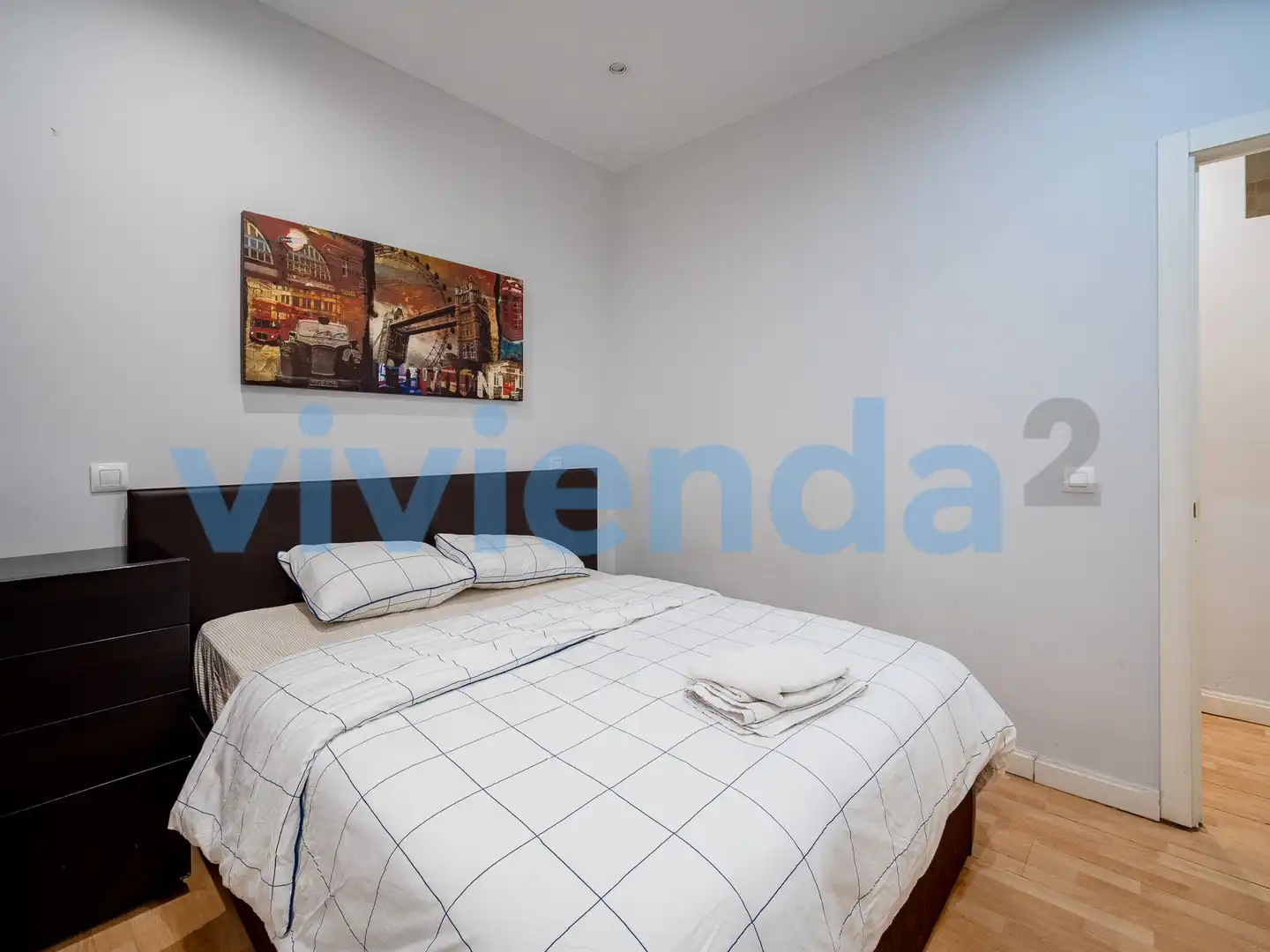 Bedroom of Flat for sale in Madrid  with Air Conditioner, Heating and Furnished