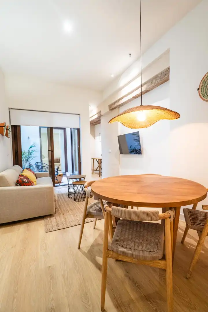 Sala de estar de Piso de alquiler en Sevilla con Aire acondicionado, Calefacción y Amueblado