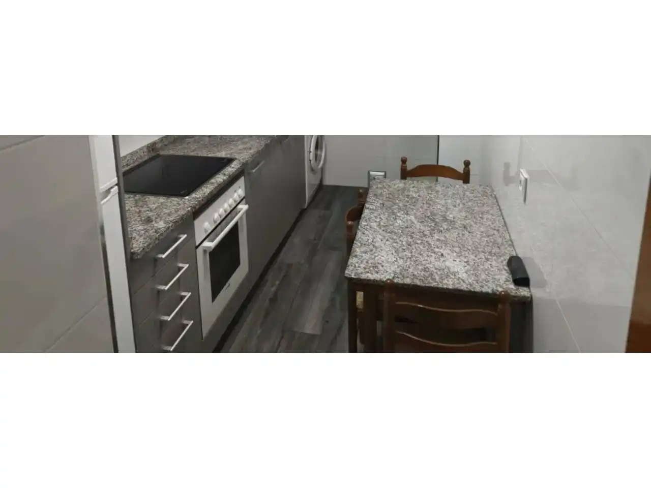 Kitchen of Flat for sale in Ourense Capital   with Heating and Parquet flooring