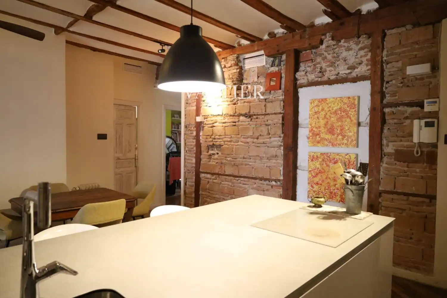 Kitchen of Flat for rent in Madrid  with Air Conditioner, Storage room and Furnished