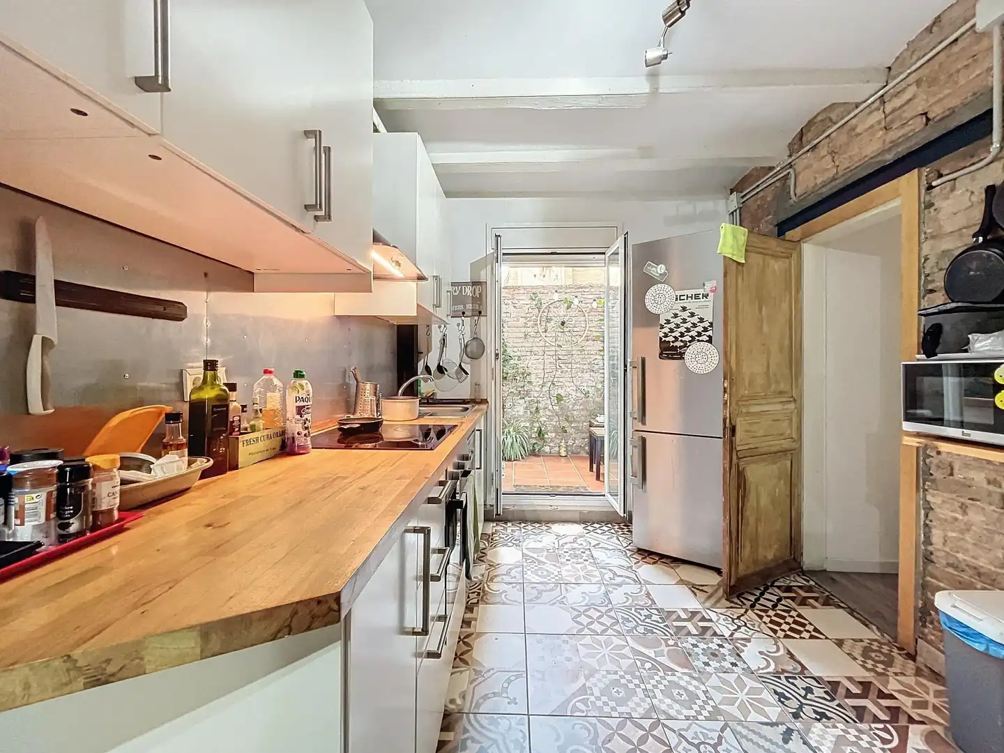 Cuina de Dúplex en venda en Barcelona amb Terrassa