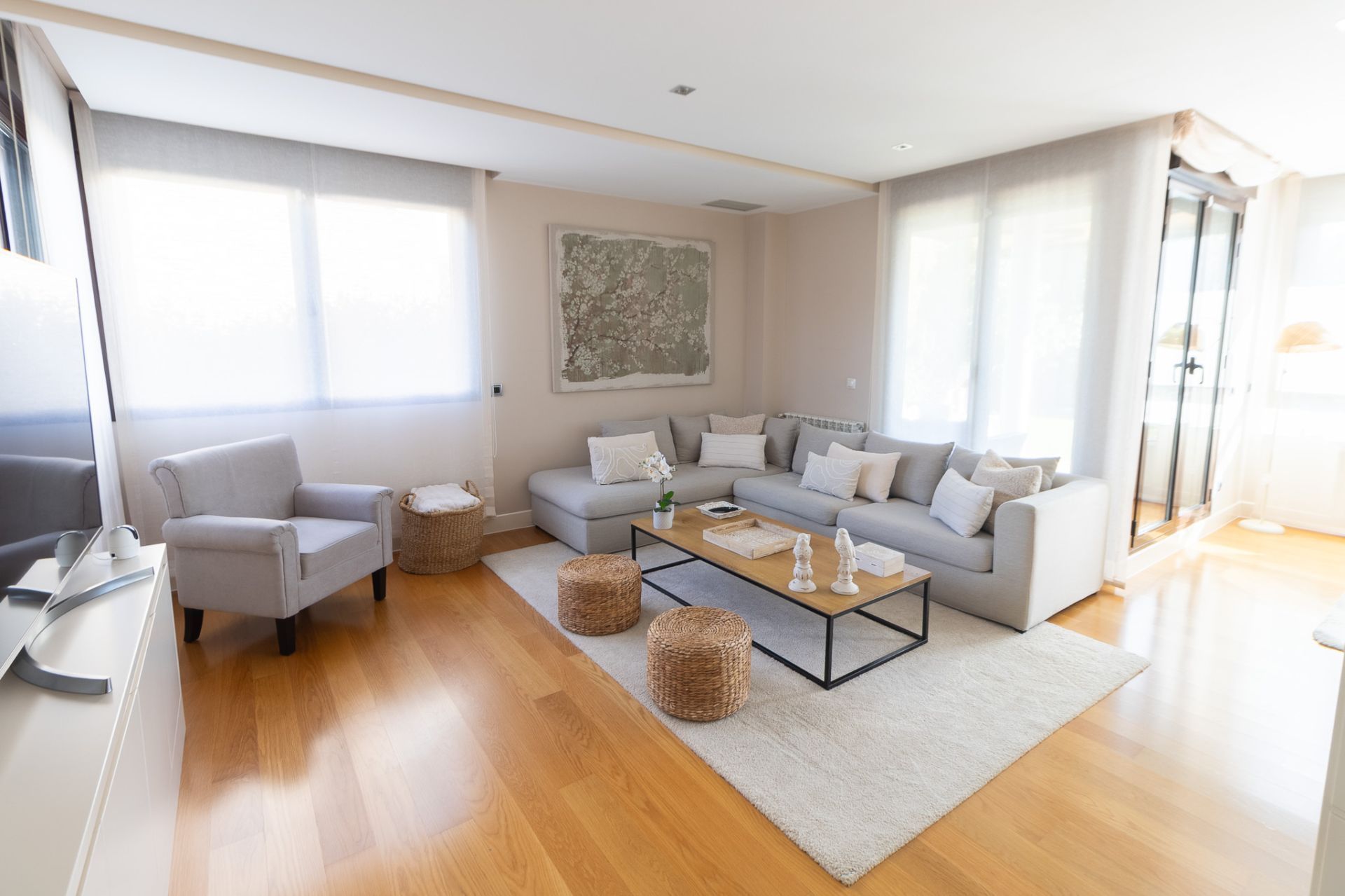 Living room of House or chalet for sale in Villanueva de la Cañada  with Air Conditioner, Heating and Private garden