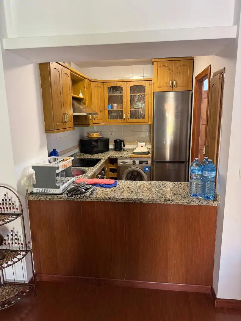 Cocina de Planta baja en venta en Mijas con Aire acondicionado, Jardín privado y Terraza