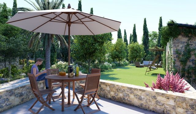Terrace of Single-family semi-detached for sale in Fornalutx  with Air Conditioner, Private garden and Terrace